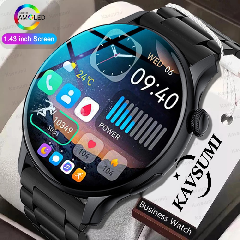 2023 Smartwatch  466*466 AMOLED 1.43 HD ȭ ׻ ÷ ð  ȭ IP68   Ʈ ġ 
